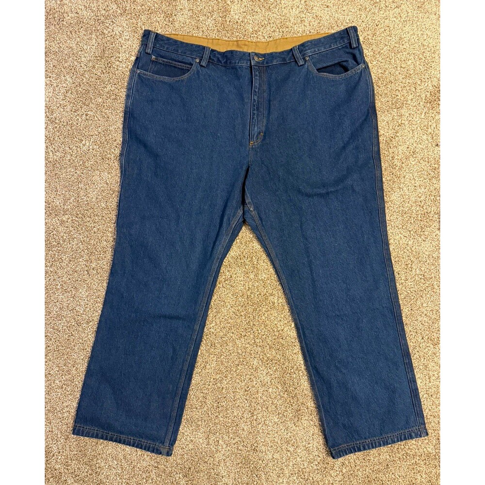 Duluth Trading Co. Men’s Straight Jeans Dark Wash Blue Denim 50x32